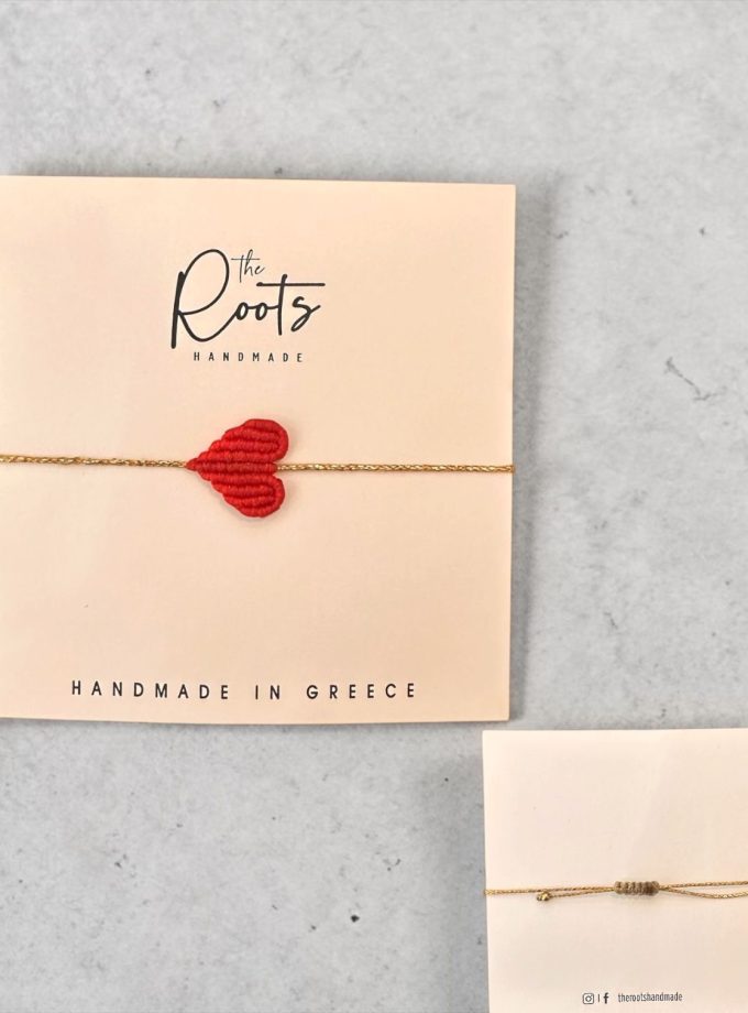The Roots Red Heart Bracelet